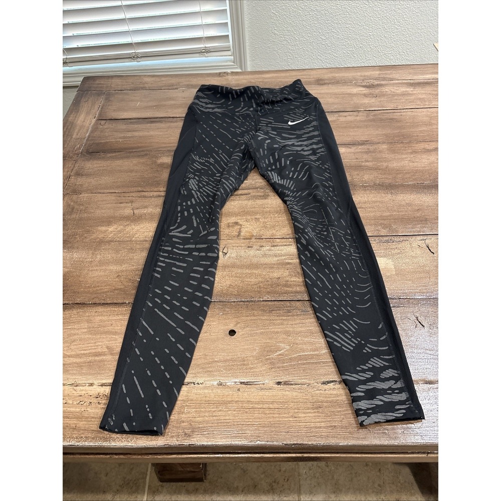 Nike Pants Womens‎ Small  Black Leggings Run Running Gym Athletic Ladies S